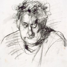 Study for portrait of Bob Ellis