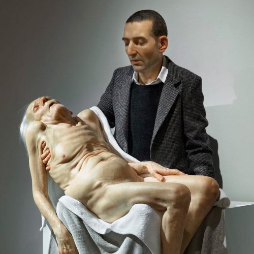 Still Life (Pieta), 2007 by Sam Jinks