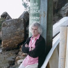 Poet Robert Adamson at Parsley Bay