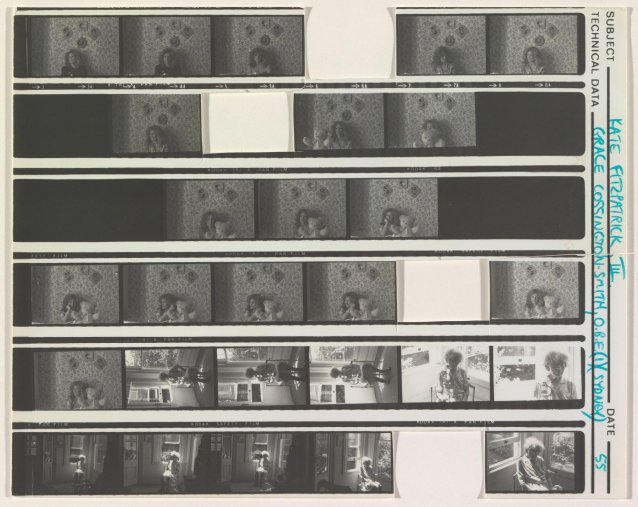 Contact sheet (Kate Fitzpatrick; Grace Cossington-Smith), 1974