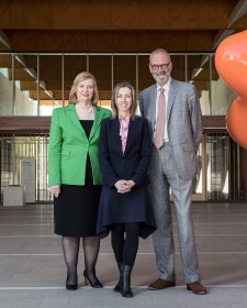 Helen Nugent, Karen Quinlan and Angus Trumble