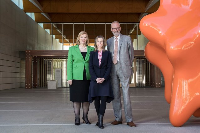 Helen Nugent, Karen Quinlan and Angus Trumble