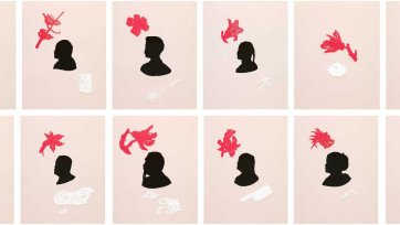 Making Chinese Shadows (sixteen silhouette portraits)